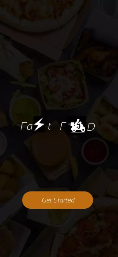 "تصميم واجهة مستخدم لتطبيق طلب الطعام – Fast Food"