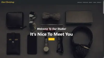 تصميم Landing Page احترافية باستخدام Bootstrap و HTML/CSS
