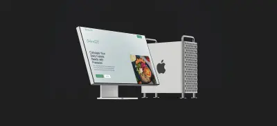 موقع لحساب الكالوري متكون من ثلاث صفحات