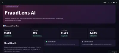 Credit Card Fraud Detection System باستخدام Machine Learning