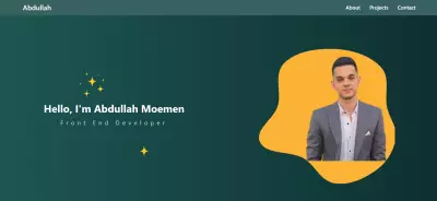 موقع ويب شخصي مصمم لعرض أعمالي ومشاريعي البرمجية، بالإضافة إلى تقديم نبذة عني ومعلومات التواصل بشكل منظم واحترافي.