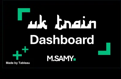 صورة العمل تحليل عمليات السكك الحديدية وحركة المسافرين (Railway Operations & Sales Dashboard) | Tableau
