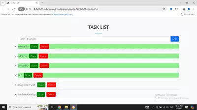 العنوان: تطبيق قائمة المهام (To-Do List)