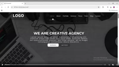 العنوان: مشروع ويب باستخدام HTML و CSS (تصميم بالـ Float فقط)