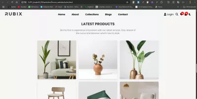 Rubix modern furniture website