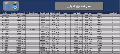 ملف اكسيل متكاملExcel للمبيعات