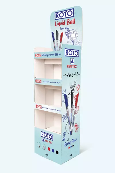 ستاند عرض لشركة روتو للأقلام