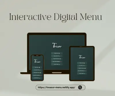 Interactive Digital Menu