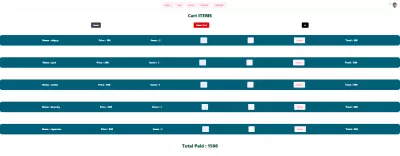Cart App Using React