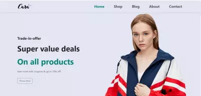 E-commerce Design Boostrap