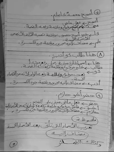 شرح فرع النحو