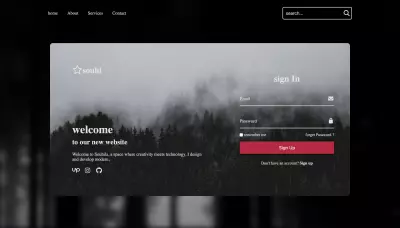 إنشاء موقع لتسجيل دخول بواسطة html.css.js