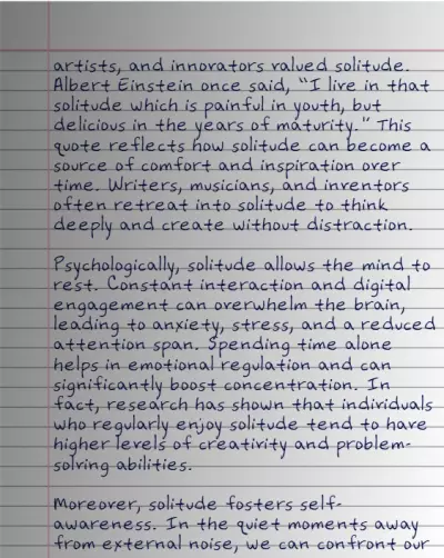 The Power of Solitude in a Hyperconnected World