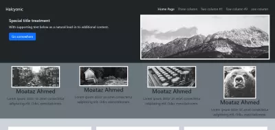 تصميم صفحة ويب متجاوبة باستخدام Bootstrap