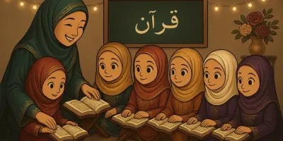 تعليم قرآن كريم وتأسيس لغة عربية للأطفال بطريقة ممتعة وسهلة