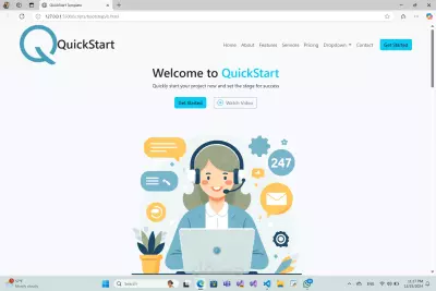 quick start website
