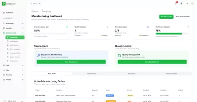 نظام إدارة المؤسسات ERP - تطبيق ويب متكامل