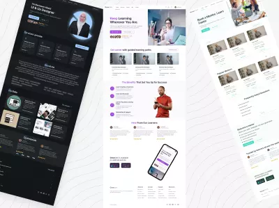 تصميم صفحة هبوط Landing page احترافية