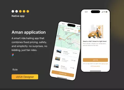 تطبيق للموبيل  لنقل الركاب باستخدام فيجما