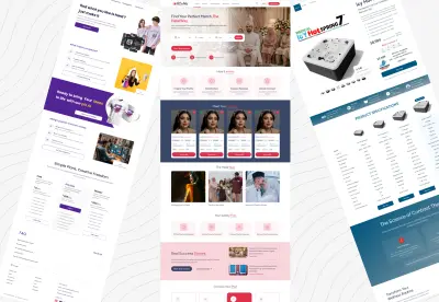 صفحات هبوط Landing page احترافية