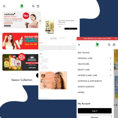 End-to-End Shopify Design & Development for a Premium Pharmacy