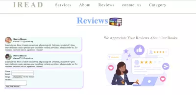 صفحة اعطاء تقييمات