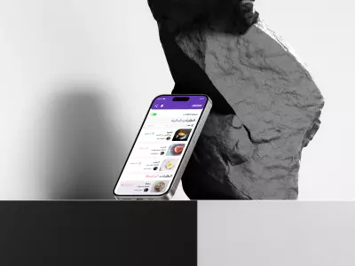 Buffet Ordering App Interface Design for Employees