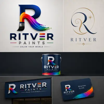عمل لوجولشركة دهانات ايطالية Ritver Paints