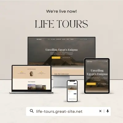 Life Tours in Egypt – Tourism Booking Website