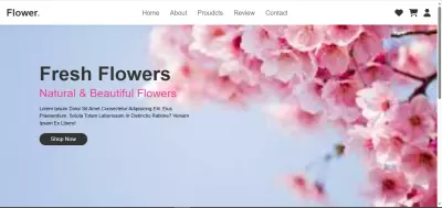 تصميم واجهة موقع متجاوبة بـ HTML و CSS