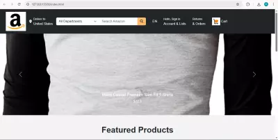 تطوير واجهة Clone احترافي لموقع Amazon باستخدام HTML, CSS, Bootstrap, وJavaScript
