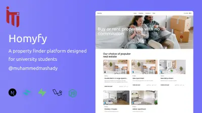 Homyfy - Property Finder - Full Stack Next.js and Laravel