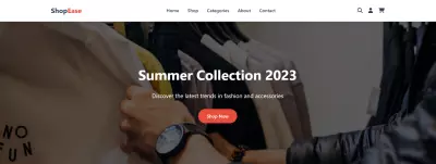 تصميم واجهة متجر إلكتروني – ShopEase