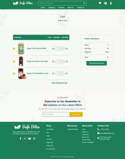 Safe-Bites ( E-Commerce using Angular )