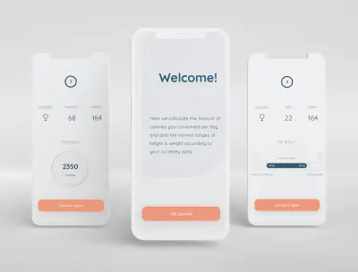 Calories & BMI Calculator App