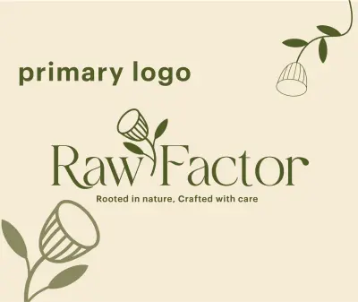 إعادة تصميم للهوية البصرية لشركة RAW FACTOR