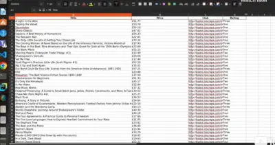 مشروع Web Scraping لاستخراج بيانات الكتب