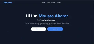 انشاء بورتفوليو باستخدام React و TailwindCSS