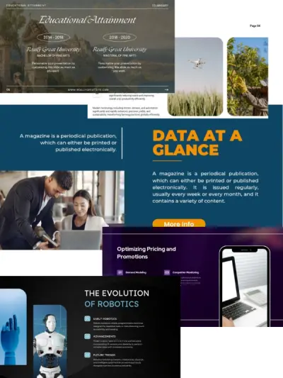 عروض تقديميه بريسنتيشن جذابة لجميع الخدمات