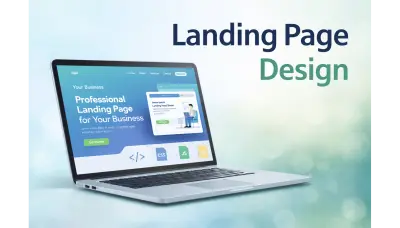 تصميم صفحة ويب احترافية (Landing Page) باستخدام HTML و CSS