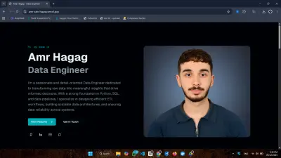 تصميم portfolio احترافي