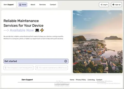 موقع لخدمات إصلاح الكمبيوتر