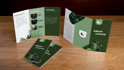 تصميم بروشور شركة بأسلوب احتراف