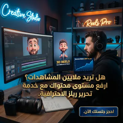 مونتاج ريلز احترافي 3d
