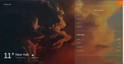 تطبيق عرض حالة الطقس – Weather App