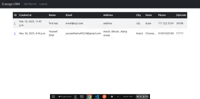 نظام إدارة العملاء – Simple CRM System