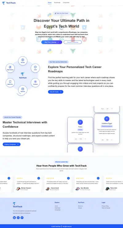 TechTrack — A Smart Platform for Choosing the Right Tech Career Path