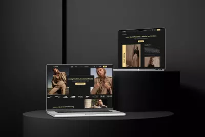 UI/UX لمتجر إلكتروني يعرض براندات عالمية بسعر أوتليت