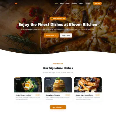 مطعم "Bloom Kitchen"