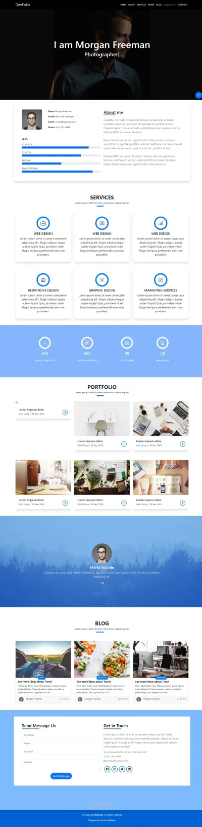 Landing page
